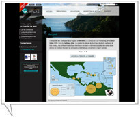 Aperçu du site d'Atlas Caraïbes